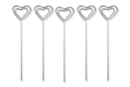 Clips pense-bête coeur- Lot de 5 - Clips et mousquetons - 10doigts.fr
