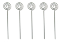 Clips pense-bête spirale ronde- Lot de 5 - Clips et mousquetons - 10doigts.fr