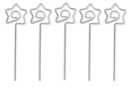 Clips pense-bête étoile- Lot de 5 - Clips et mousquetons 03979 - 10doigts.fr