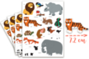 Gommettes animaux 1 - 4 planches (52 maxi gommettes) - Gommettes Animaux 18070 - 10doigts.fr