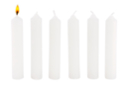 Bougies cierges - 6 pièces - Ø 2 x 12 cm - Cires Bougies - 10doigts.fr