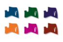 Marqueurs à laque - Set de 6 couleurs complementaires assorties - Marqueurs peinture 02987 - 10doigts.fr