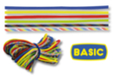 Paracordes thème "BASIC" - Set de 6 couleurs - Paracorde 16855 - 10doigts.fr