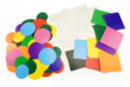 Kit de collage tableaux "Op Art" - 1 set (6 tableaux) - Activités collage et formes à coller - 10doigts.fr