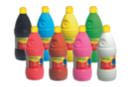 Gouaches GIOTTO BéBé 8 couleurs - 1 Litre - Peintures bébé - 10doigts.fr