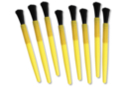 Set de 8 pinceaux brosses grosse touffe - Pinceaux 05158 - 10doigts.fr