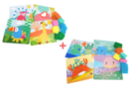 PROMO : Tableaux gommettes animaux marins + terrestres - 8 pièces - Les nouveautés 2026 58813 - 10doigts.fr
