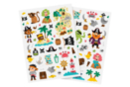Set de 86 gommettes pirates (2 planches) - Gommettes Histoires et décors - 10doigts.fr