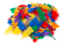 Set d'environ 1000 plumes de marabou multicolores - Plumes décoratives - 10doigts.fr