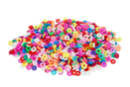 Perles Heishi multicolores - environ 900 perles - Perles Heishi et coquillages - 10doigts.fr