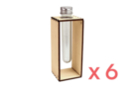 Soliflores en bois à personnaliser - 6 pièces - Home Déco 42649 - 10doigts.fr