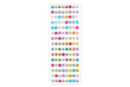 Strass autocollants en bande, Ø 1 cm - 120 pcs - Strass autocollants - 10doigts.fr