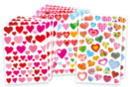 Maxi lot gommettes coeurs - 10 planches, 534 gommettes - Gommettes coeurs - 10doigts.fr