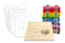 Kit tableaux String Art assortis - 8 pièces - String Art - 10doigts.fr