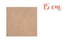 Support carré MDF 15 x 15 cm (Epaisseur : 3 mm) - Supports Mosaïques 01008 - 10doigts.fr