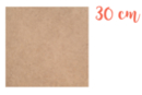 Support carré MDF 30 x 30 cm (Epaisseur : 5 mm) - Supports pour mosaïques 11326 - 10doigts.fr