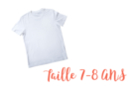 T-shirt 7 - 8 ans - Coton, lin - 10doigts.fr
