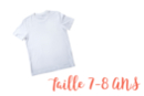 T-shirt 7 - 8 ans - Coton, lin - Textiles 04981 - 10doigts.fr