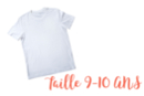 T-shirt 9 - 11 ans - Coton, lin 04982 - 10doigts.fr