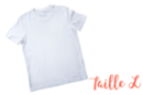 T-shirt taille L - Coton, lin - Textiles 04984 - 10doigts.fr