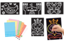 Tableaux "Fantaisie" - Set de 4 tableaux - Kits carteries 18701 - 10doigts.fr