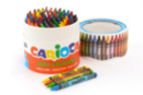 Tubo de 100 maxi crayons-cire - Crayons cire : l'éveil au dessin en toute liberté - 10doigts.fr