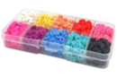 Valisette de perles heishi, 10 couleurs vives - 1500 pcs - Perles Heishi et coquillages - 10doigts.fr