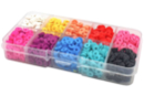 Valisette de perles heishi, 10 couleurs vives - 1500 pcs - Perles Heishi et coquillages - 10doigts.fr