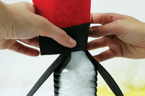 Fabriquer un pingouin avec une bouteille d'eau