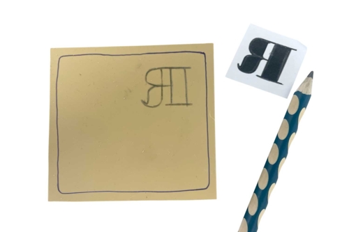 Étape 1 – Reporter le motif sur la plaque - 