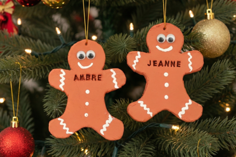 Bonhomme pain d'épice personnalisé pour le sapin