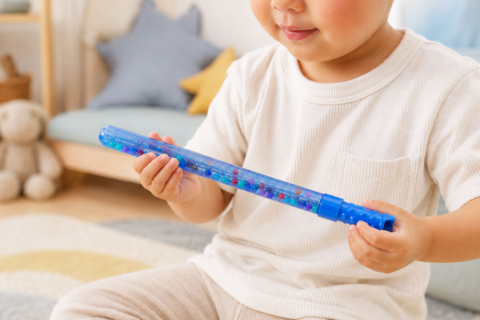 Épées à bulles - Activité sensorielle bébé