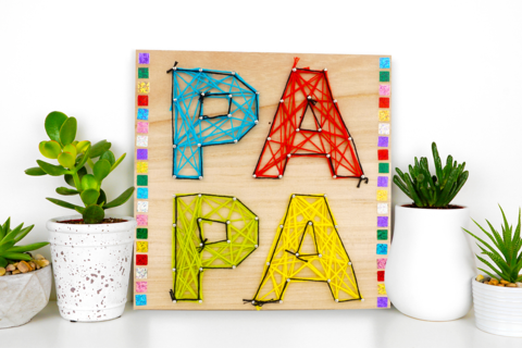 String art pour la fête des pères