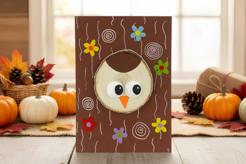 Hibou caché dans son arbre