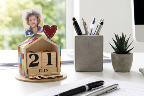 Calendrier photo pour la fête des pères