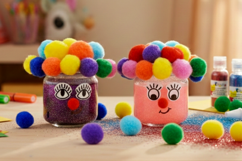 Clown à paillettes