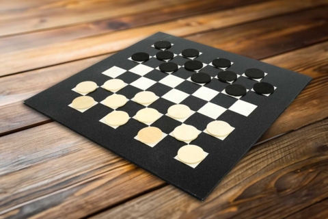 Jeu de dames à fabriquer