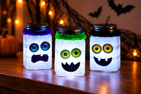 P'tits monstres d'Halloween lumineux