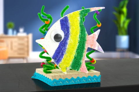 Timothé le poisson pailleté