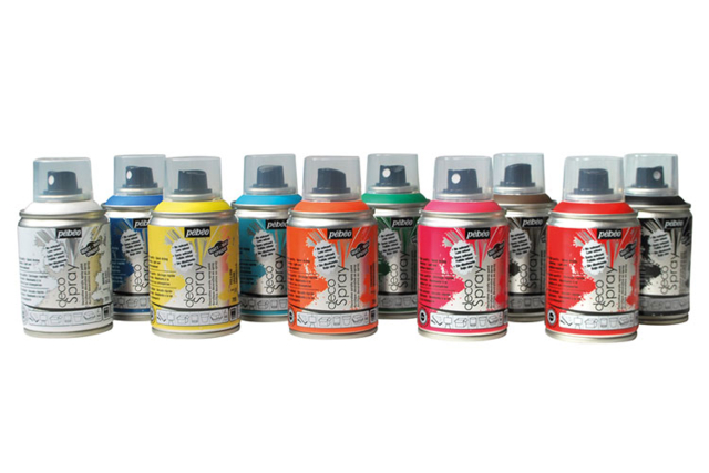 10 bombes peinture decospray - Bombe de peinture aérosol pour vos projets créatifs et DIY - 10doigts.fr