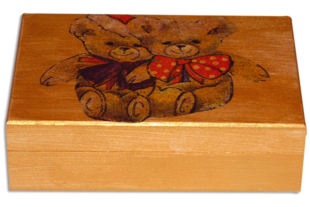 Boîte à cartes en bois : idée Créa - Boîtes en bois - 10doigts.fr