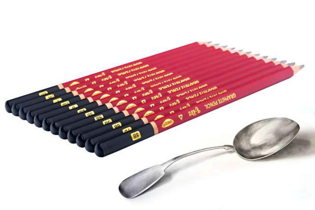 12 cratons graphite pour artistes - Crayons à papier : l'outil indispensable pour écrire et dessiner - 10doigts.fr
