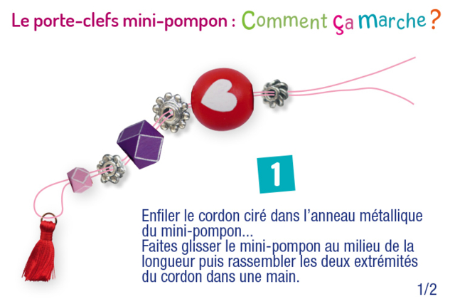 Perles en bois naturel, 3 designs assortis - Perles Bois - 10doigts.fr
