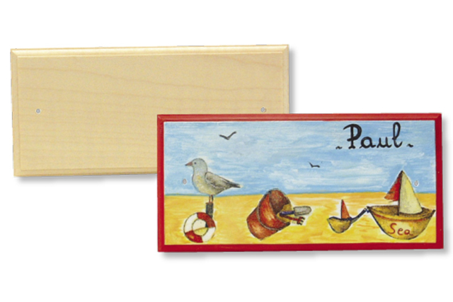 Blason de porte en bois - Plaque de porte - 10doigts.fr