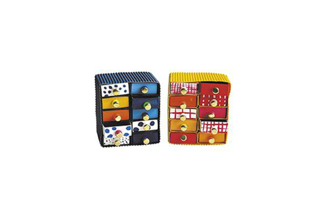 Set de 10 boîtes d'allumettes en carton blanc - Boîtes et corbeilles en carton - 10doigts.fr