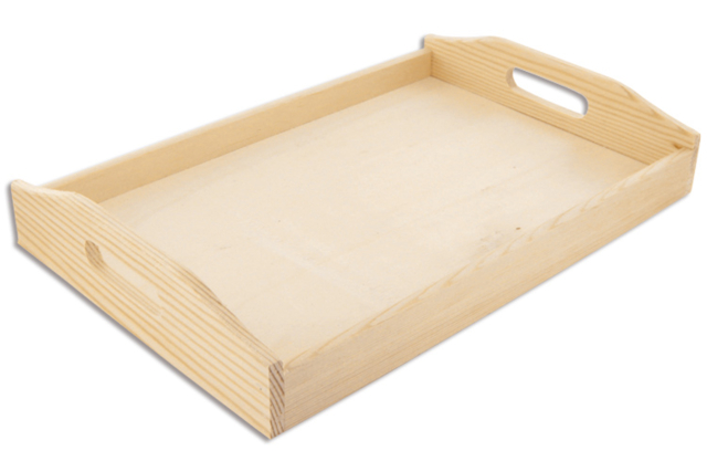 Plateau rectangulaire en bois - Plateaux en bois - 10doigts.fr