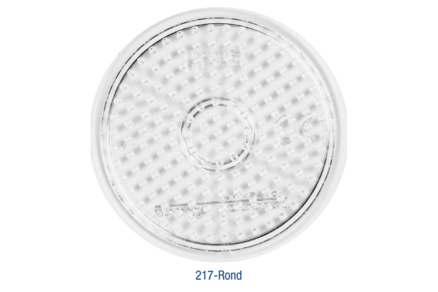 Plaque ronde pour perles fusibles - Perles à repasser 5 mm - 10doigts.fr