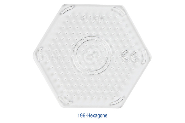 Plaque hexagone pour perles fusibles - Perles à repasser 5 mm - 10doigts.fr