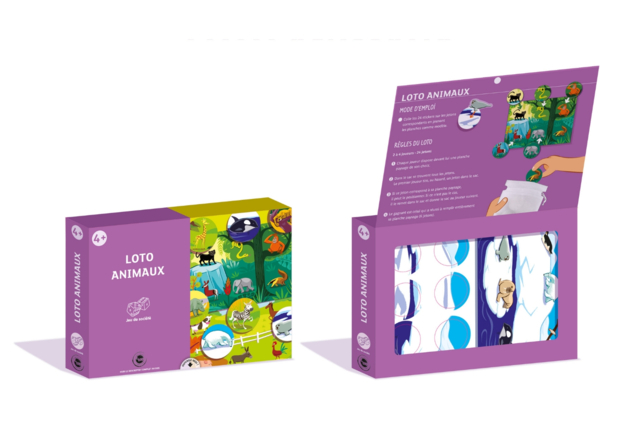 activité loto animaux - Coffret Gommettes - 10doigts.fr