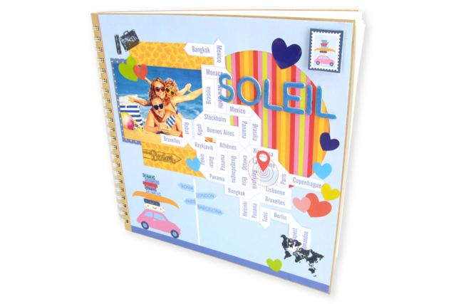 album scrapbooking - Déco en bois brut - 10doigts.fr